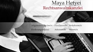 Rechtsanwältin Maya Hetyei